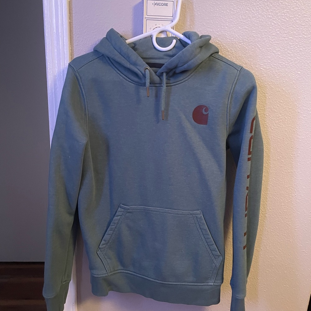 Carhartt woman’s Teal Hoodie